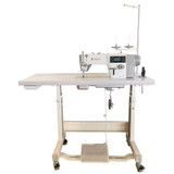 152G Single Needle Electronic Integrated Straight Lockstitch Industrial Sewing Machine with Table
