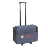 SINGER® Roller Bag  Durable Sewing Machine Travel Case with Foam Padding & Rolling Wheels