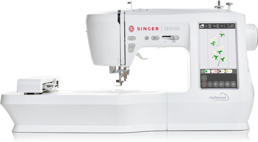 SINGER® SE9185 Sewing & Embroidery Machine with WIFI colour touchscreen