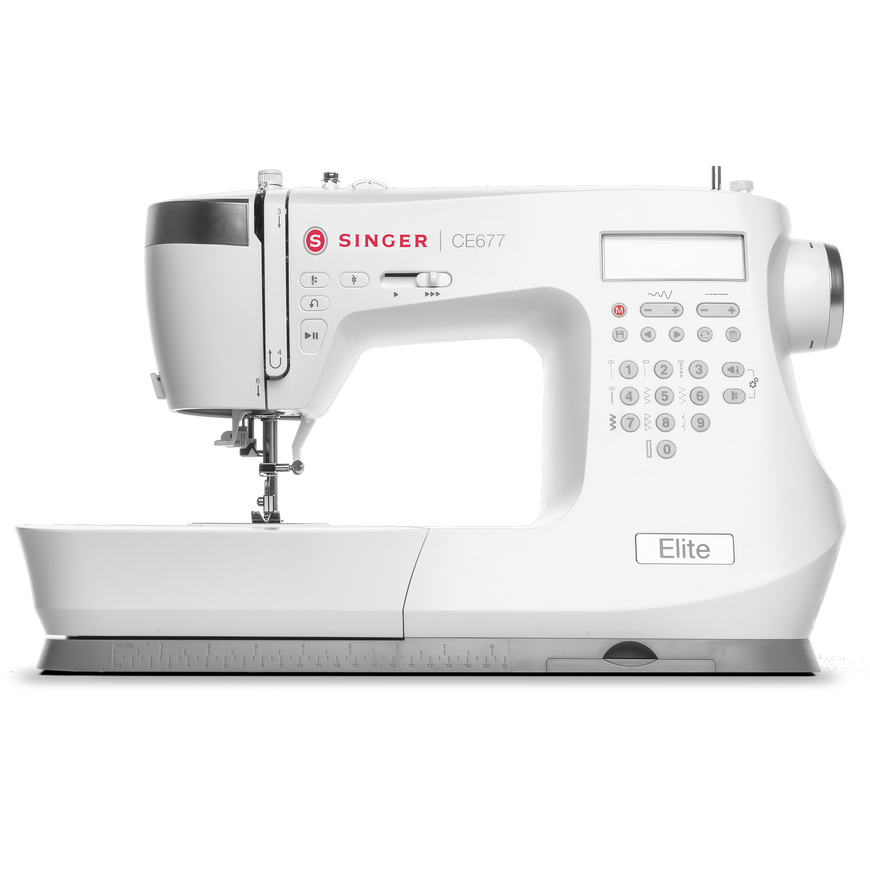 CE677 Elite Computerised Sewing Machine Front
