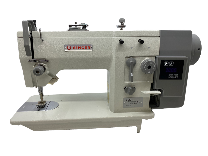 SINGER® 20G Direct Drive Energy Saving Straight and Zig Zag lockstitch Industrial Sewing Machine with Table