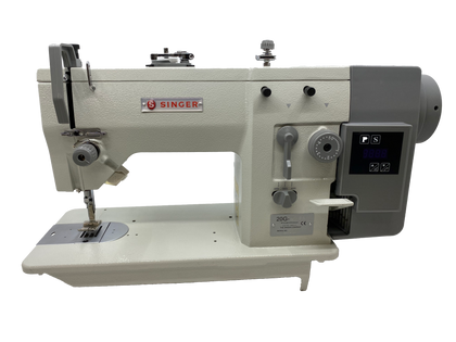 SINGER® 20G Direct Drive Energy Saving Straight and Zig Zag lockstitch Industrial Sewing Machine with Table