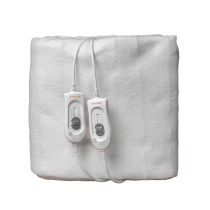 SINGER® Electric Blanket with Straps Queen -4